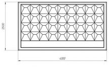 3ПБ 40.20щ Бетонная панель 4000*2500*160 мм